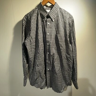 Camisa Marshall Fields Multicolor Abotonada Manga Larga 16 1/2 34/35 Cuadros Foto 1 de 4