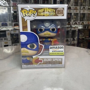 Funko Pop! Marvel Infinity Warps - Soldier Supreme # 858 GITD, Amazon /protector - Bild 1 von 6