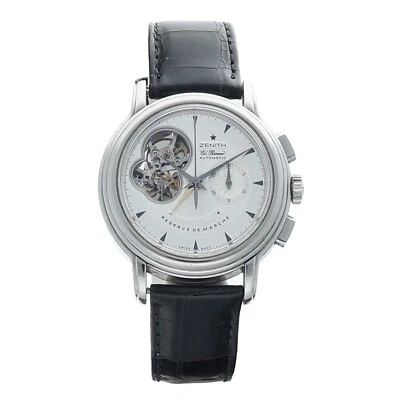 Zenith El Primero Chronomaster T Open 40 mm Steel Silver Dial Auto Wrist Watch - Image 1 of 4