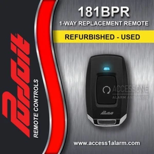 Pursuit 181BPR 1-Way 1-Button Remote Control TBQT4-AM1W PR1BZ PRO9056Z - Picture 1 of 3