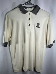 Vintage Haley Made in USA Herren Polo Größe Small off weiß Pinehurst #7 - Bild 1 von 16