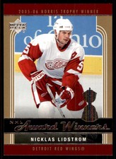 2006-07 Upper Deck Award Winners Nicklas Lidstrom Detroit Red Wings #AW3