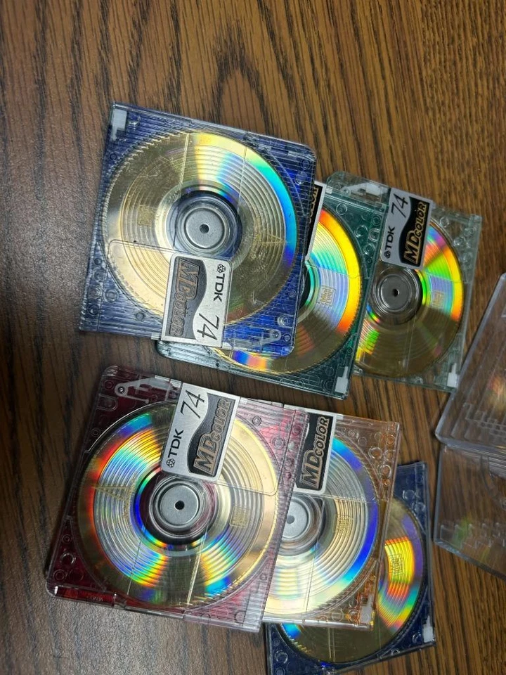 TDK Recordable Mini Disc  w/Storage Case seven - Image 1 of 1