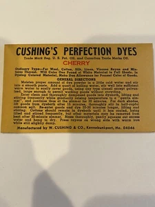 Tintes Cushing’s Perfection Cherry vintage - Imagen 1 de 2