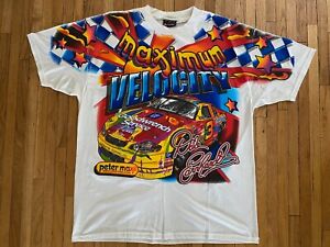 VTG NEW 2000 Dale Earnhardt Maximum Velocity All Over Print Shirt! Sz XL! NASCAR