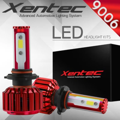XENTEC LED HID Headlight Conversion kit 9006 6000K for 1988-2015 Honda Civic - Image 1 of 4