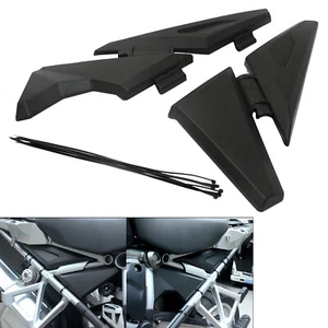 Black Frame Cover Side Panel Guard Protector For BMW R1250GS Adventure 2018-2023 - Picture 1 of 6