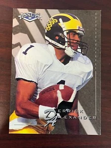 Derrick Alexander - Michigan Wolverines - Cleveland Browns - '94 Assets - RC-B2G1 - Foto 1 di 3