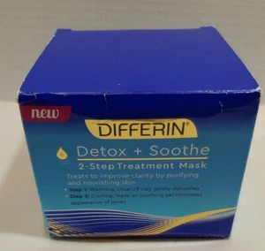 Mascarillas de tratamiento Differin Detox + Calmar 2 pasos mejora la claridad de la piel - Imagen 1 de 6