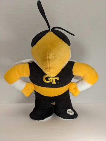 Georgia Tech University Mascot MUSICAL 11" Bee Plush Toy TESTED WORKS Cover