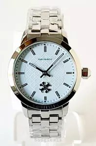 TORY BURCH AUTHENTIC, SKY BLUE TEXTURED FACE STAINLESS LADIES WATCH, TBW1057,NIB - Picture 1 of 9