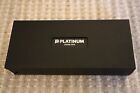 Platinum #3776 Century RHODIUM Fountain Pen Black Diamond F Nib PNB-18000CR#7-2
