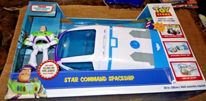 Disney TOY STORY Star Command Spaceship Glow In The Dark BUZZ LIGHTYEAR 2019 NEW - Picture 1 of 20