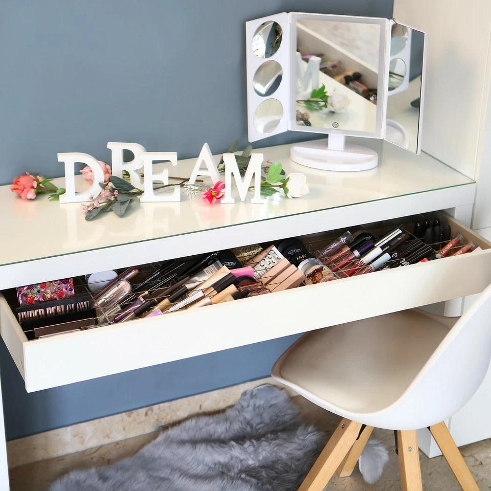 Organizer trucchi cassetti, Porta trucchi acrilico, Divisori, Make-up Organizer  - Immagine 1 di 4