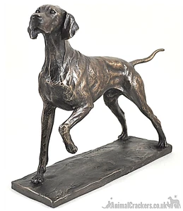 David Geenty Pointer Cold Cast Bronze ornament figurine sculpture collectable - Picture 1 of 4
