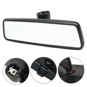 Schwarz Innenspiegel Rückspiegel 3B0857511G für VW Golf Bora Jetta Rabbit Passat - Picture 1 of 10