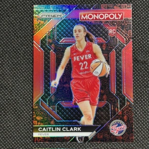 Panini WNBA Monopoly Caitlin Clark 2024 novato rojo negro icono #27 Prizm Fever radiocontrol - Imagen 1 de 2