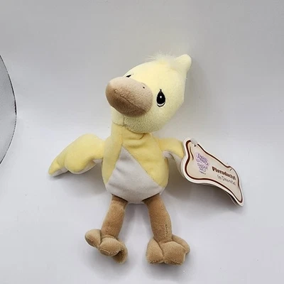 Vintage 1999 Tender Tails Plush Toy Yellow Pterodactyl Dinosaur Precious Moments - Image 1 of 4