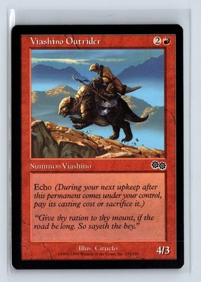 (2x) VIASHINO OUTRIDER – MTG Magic the Gathering Card – Urza's Saga – Common - Image 1 of 4