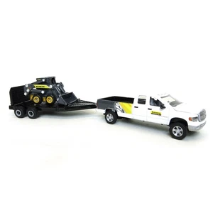 ERTL 1/64 Dodge Pickup with Trailer and New Holland L170 Skid Steer 13862 - Picture 1 of 4