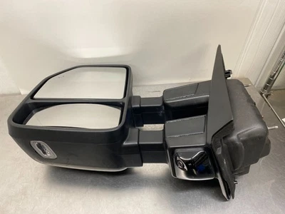 2020-2022 F250 F350 Super Duty Left Driver Side Signal Towing Door Mirror OEM - Image 1 of 4