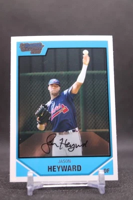 Jason Heyward #BDPP54 2007 Bowman Draft Picks & Prospects Chrome Foto 1 de 2