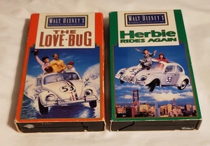 Disney's The Love Bug/Herbie Rides Again Vhs Pair - Imagen 1 de 7
