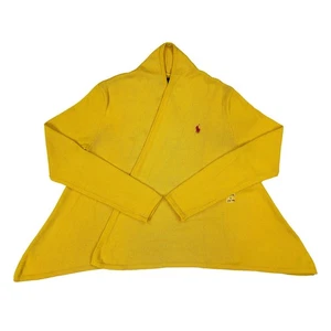 *MINOR DEFECT* Polo Ralph Lauren Girl's Shawl Cardigan - Yellow - Sz: L (12/14) - Picture 1 of 4