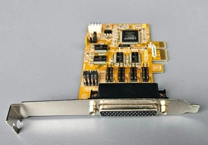 PCI-E Parallel Port Karte – DB25 LPT Drucker Controller – MOSCHIP MCS9901 - Bild 1 von 3