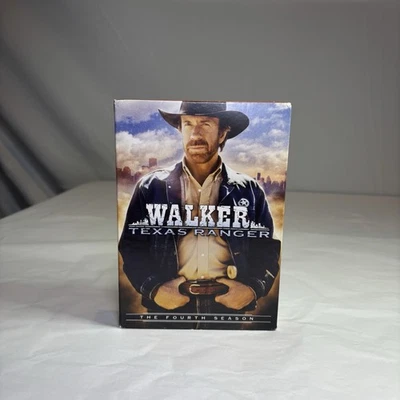 Walker, Texas Ranger: Fourth Season (4) (DVD 1996 7-Disc Set ) Chuck Norris + - Image 1 of 4