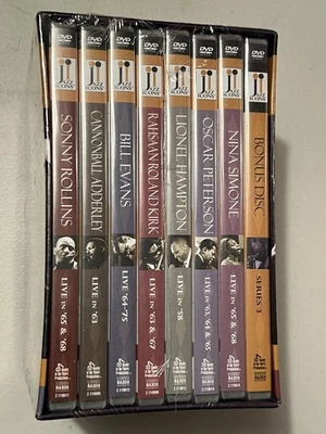 JAZZ ICONS SERIES 3  (Eight-Disc Boxed Set) -  Brand New Sealed - Image 1 of 4