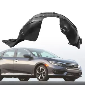 Front Right Side Fender Liner For 2016-2018 Honda Civic - Foto 1 di 14