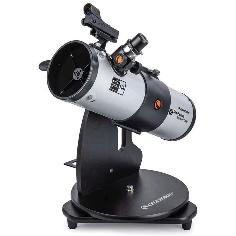 Celestron StarSense Explorer 114mm Smartphone Enabled Table Dobsonian Telescope - Image 1 of 4