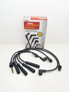 4002D Dura Spark - Spark Plug Wire Set - Duel Conductor Carbon Core - 7mm Black - Picture 1 of 1