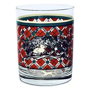 Noritake ROYAL HUNT Red Rabbit Pheasant 14 OZ Double Old Fashioned Glass NEW - Picture 1 of 7