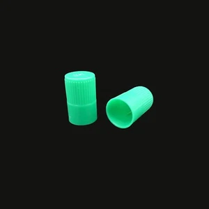 18mm Diamond Culture Tube Cap - Green - 100/bag - 3 Bag - Picture 1 of 2