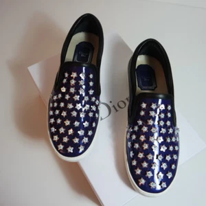 ZAPATILLAS DE LUJO DIOR DESLIZANTES CUERO LACADO - Imagen 1 de 4