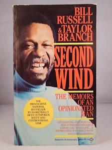 Second Wind by Bill Russell & Taylor Branch (1980) 1st Printing Ballantine PB - Picture 1 of 8