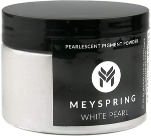 White Pearl Mica Powder - 50G - White Resin Art Pigment - Mica Powder for Epoxy - Picture 1 of 7