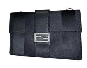 Fendi Baguette Convertible Pouch Pequin Nylon (CSC048026) - Picture 1 of 5