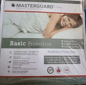 masterguard Uv3 Basic Matratzenschoner Gr. King weiß NEU - Bild 1 von 6