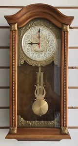 4x4 Westminster Chime Solid Wood Wall Clock (light) - Picture 1 of 1
