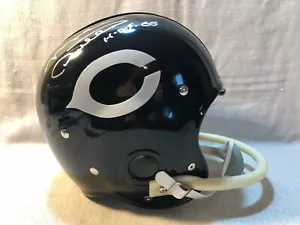 Mike Ditka Signed Bears Full Size 1 Bar F/S TK Suspension Football Helmet JSA - Picture 1 of 8