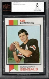 Ken Anderson 1973 Topps #34 BVG 8 RC - Picture 1 of 2