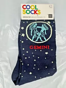Größe M Herren 6-8 Damen 7-10 Odd Sox Zwillinge Astrologie Zeichen Crew-Socken ein Paar - Bild 1 von 4