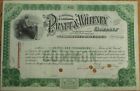 FRANCIS ASHBURY PRATT & AMOS WHITNEY - Certificat d'stock P&W signé 1890 - Aviation