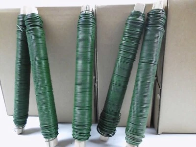 Wickeldraht, Blumendraht, Basteldraht grünlackiert Ø 0,50/0,60/0,65/0,70mm - Bild 1 von 2