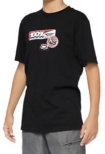 100% Stamps Youth Short Sleeve T-Shirt Black