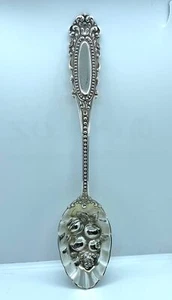 Watson Eugenie Sterling Berry Serving Spoon-8 1/4" LS - Picture 1 of 5