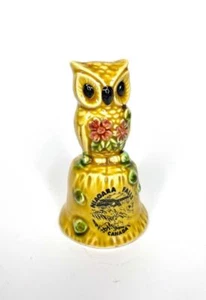 Vintage Eulenglocke Souvenir Keramik Niagra fällt Eulenglocke - Bild 1 von 6